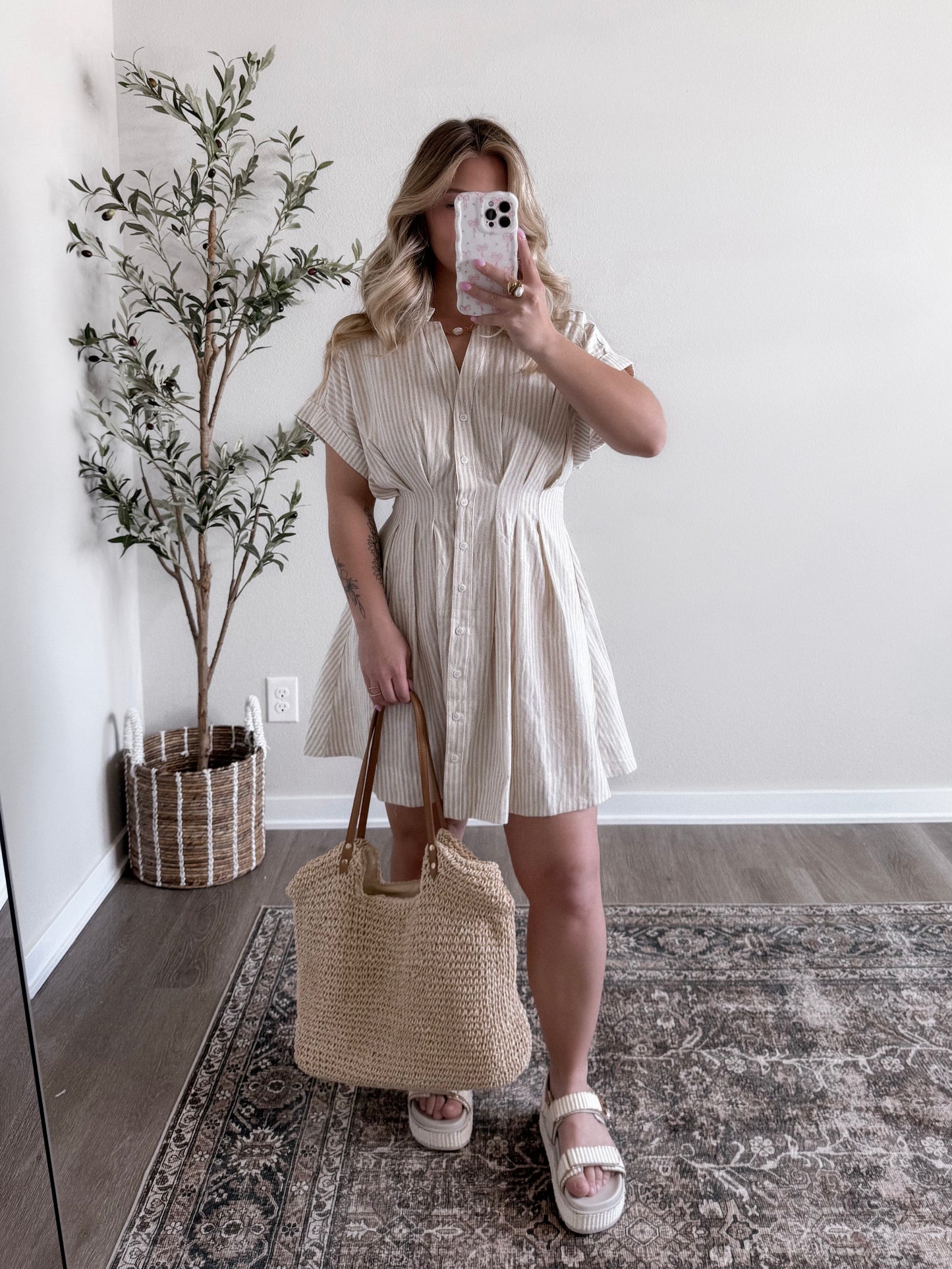 Brunch At The Beach Striped Dress (est ship by 4.23)