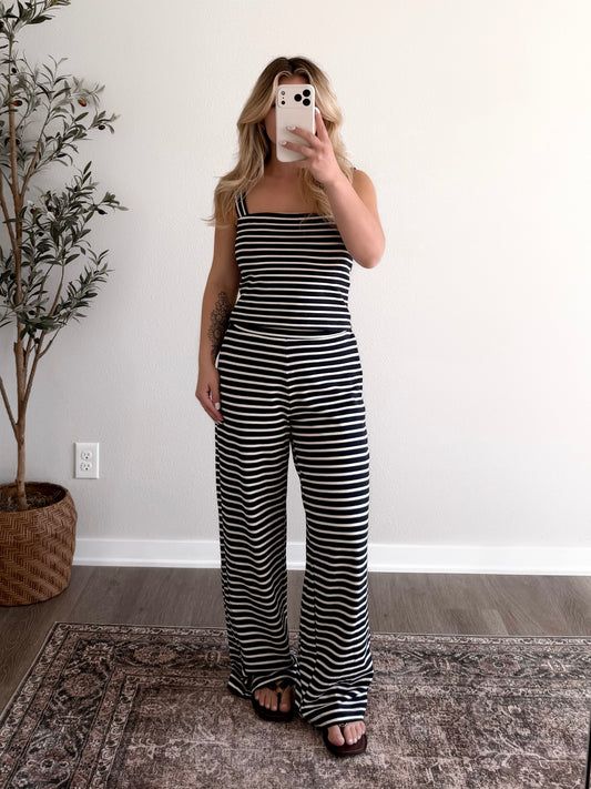 Summer Getaway Striped Set / Navy