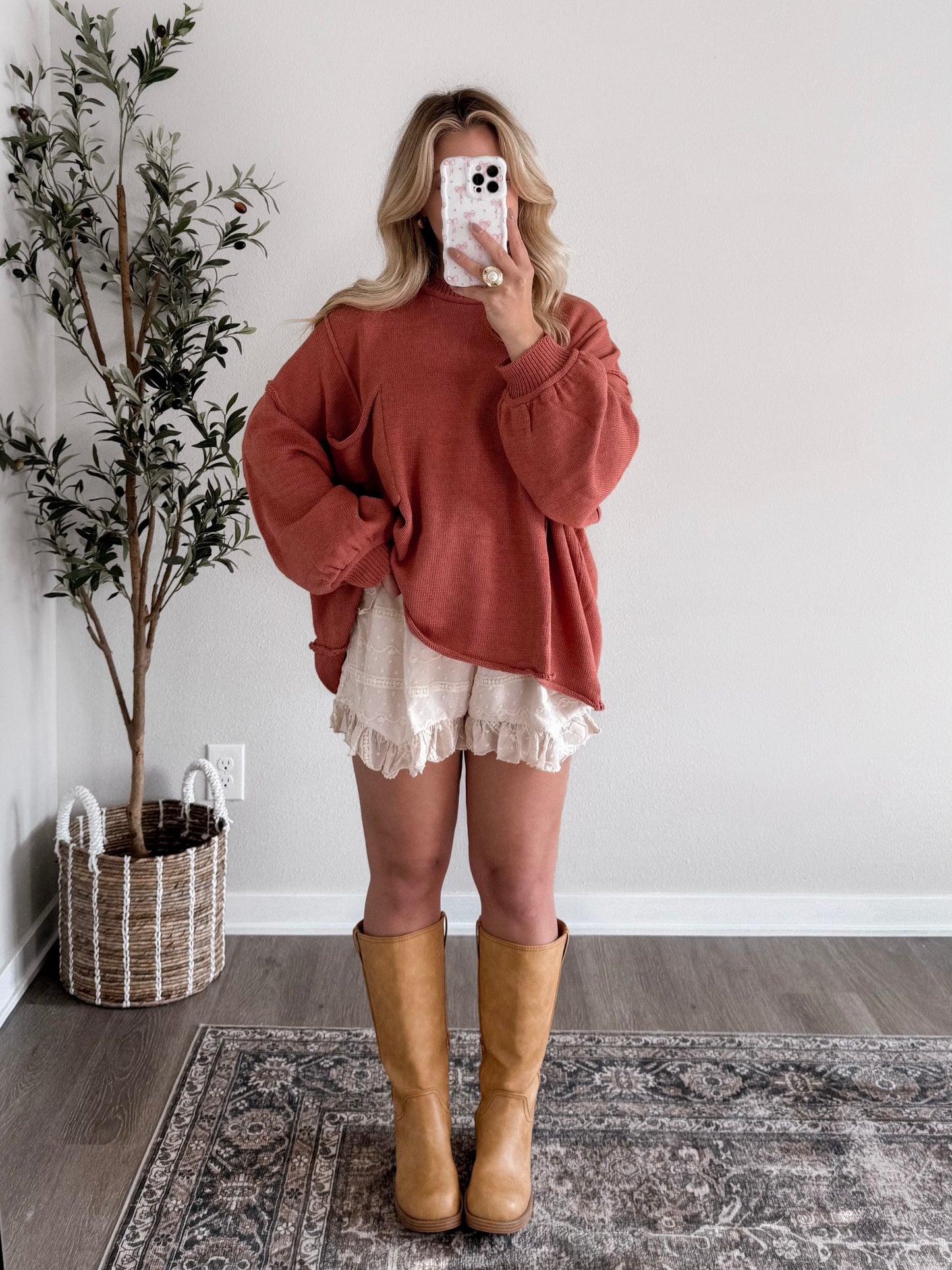 Spiced Chai Oversized Sweater