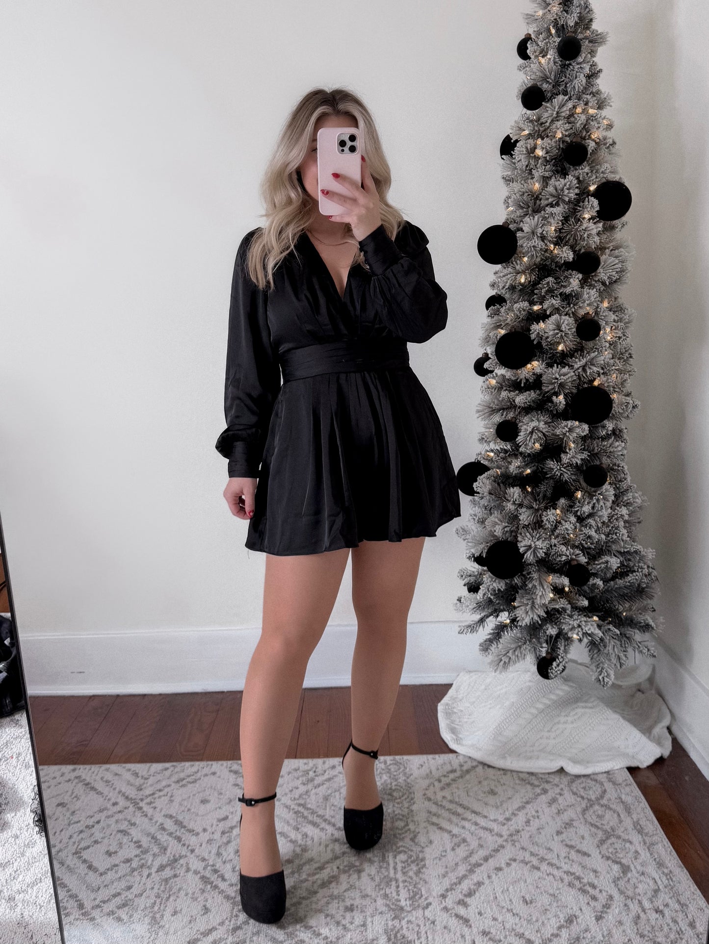 Champagne Kiss Satin Romper Final Sale