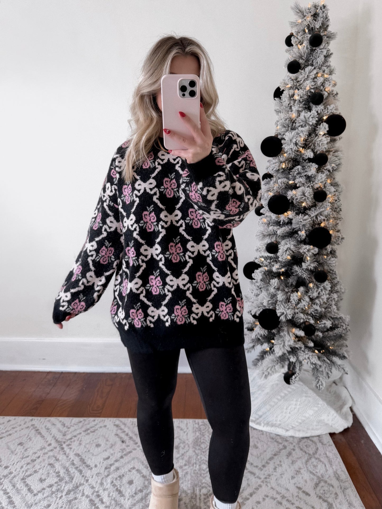 Darling Coquette Bow Sweater Final Sale