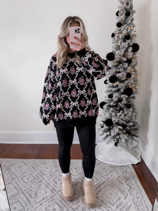 Darling Coquette Bow Sweater Final Sale