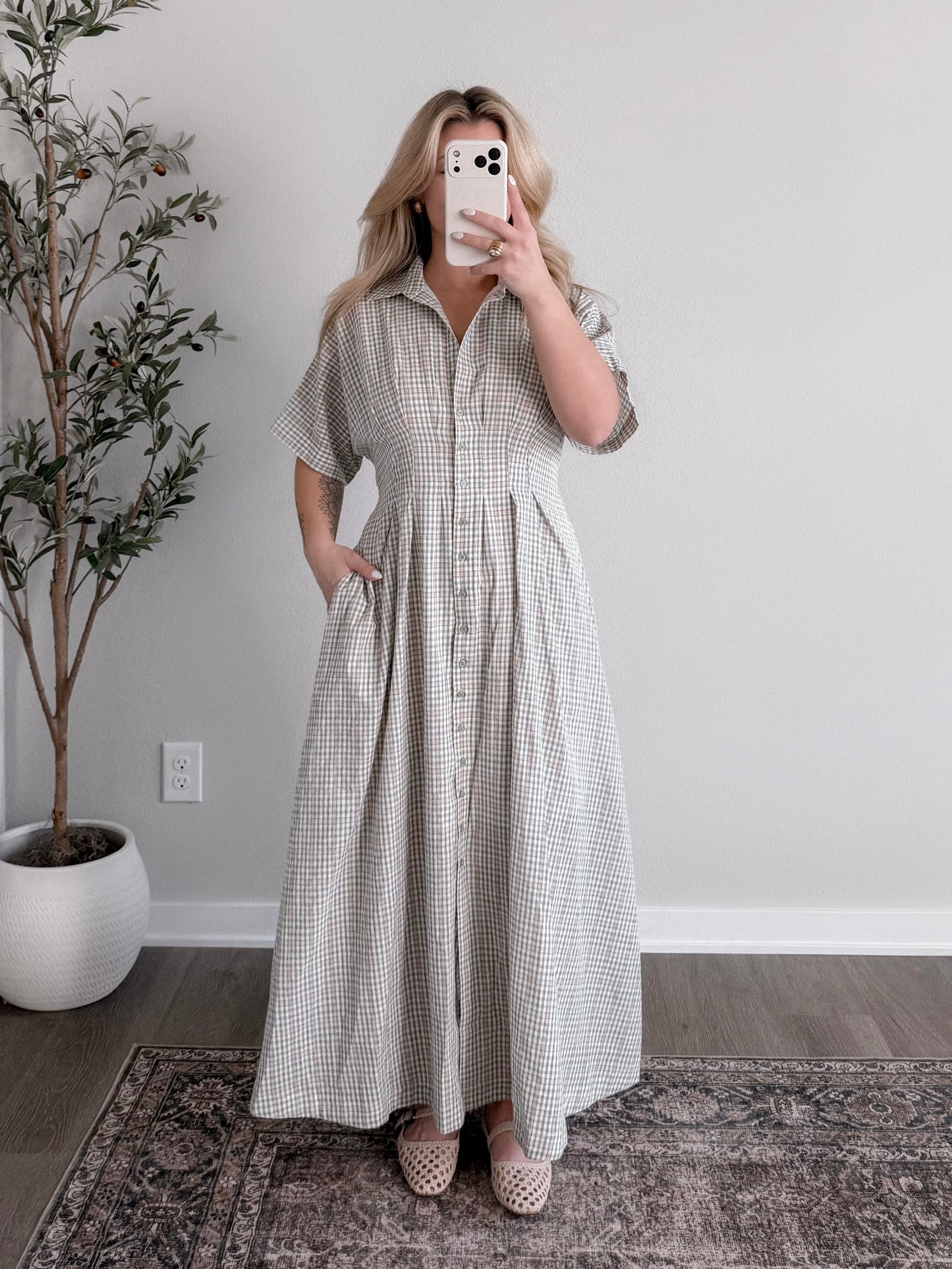 Keepsake Plaid Maxi Dress