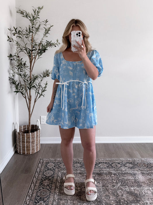 Fresh & Sweet Printed Romper Final Sale