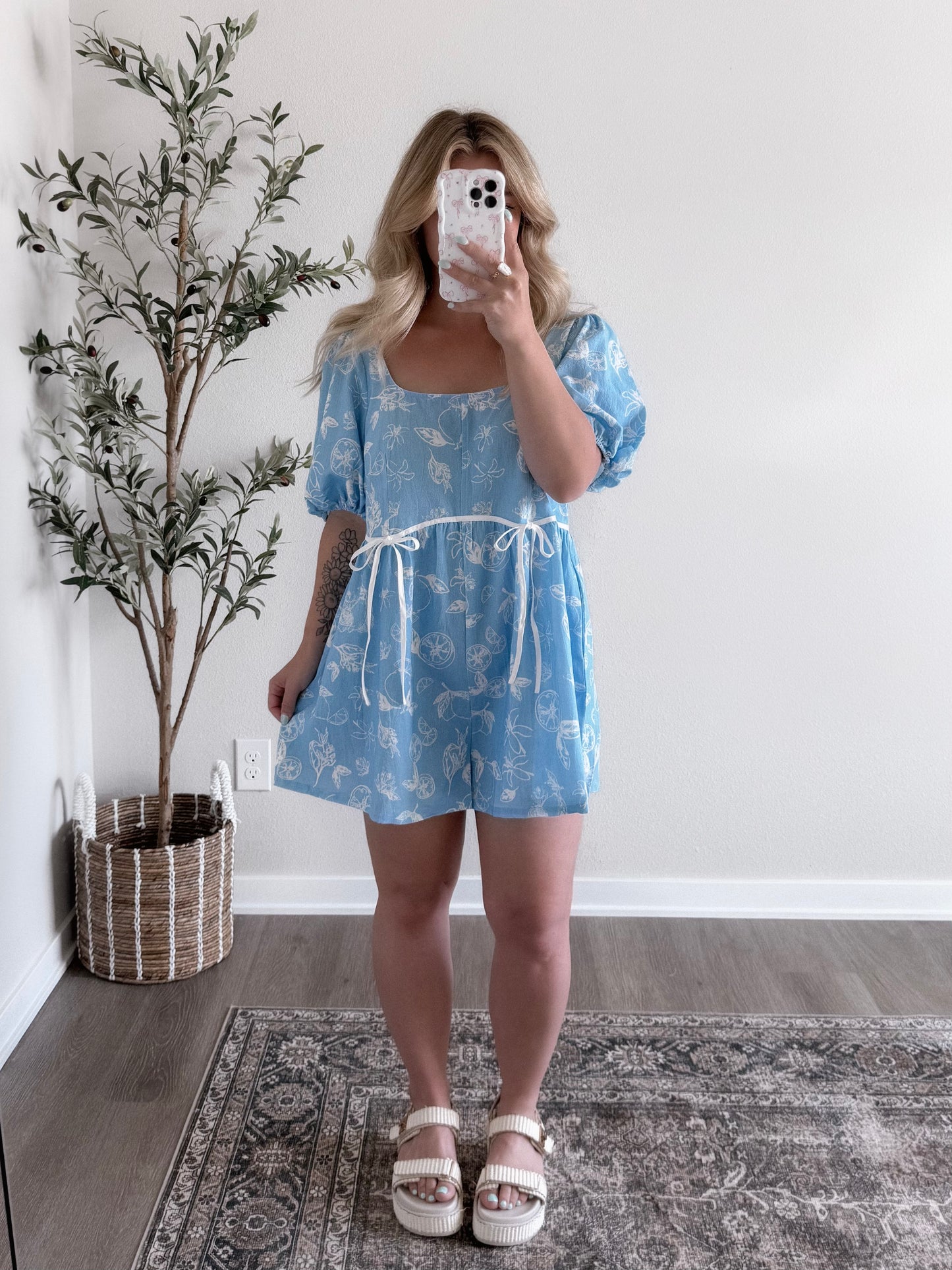 Fresh & Sweet Printed Romper Final Sale