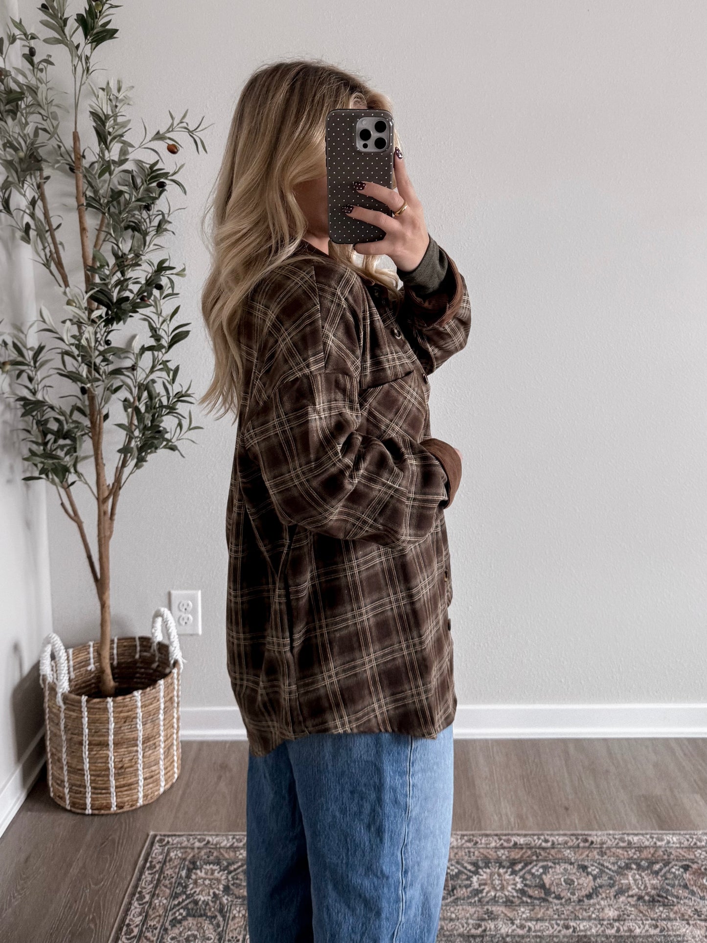 Timber Plaid Flannel Shacket (PREORDER - EST SHIP 9.22)