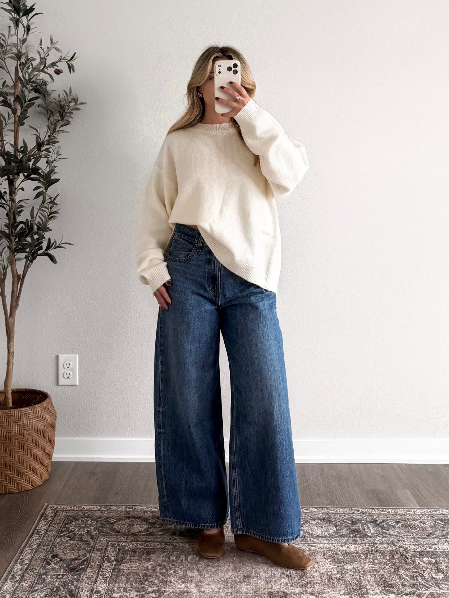 Honey Cream Bow Back Sweater
