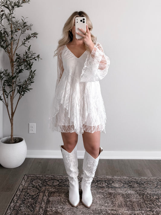 Stagecoach Lace Romper