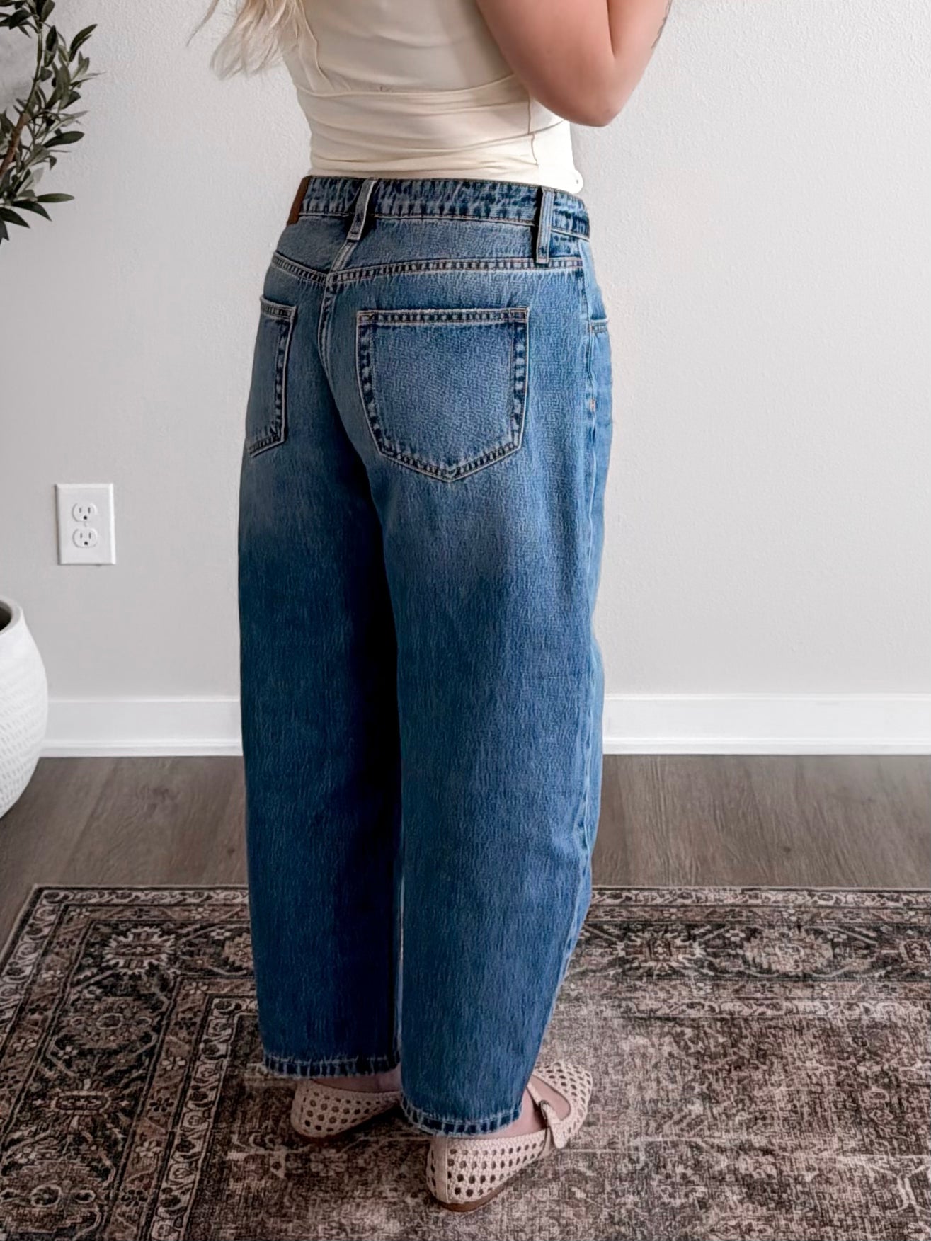 Dylan Crop Barrel Jean (Short Friendly)