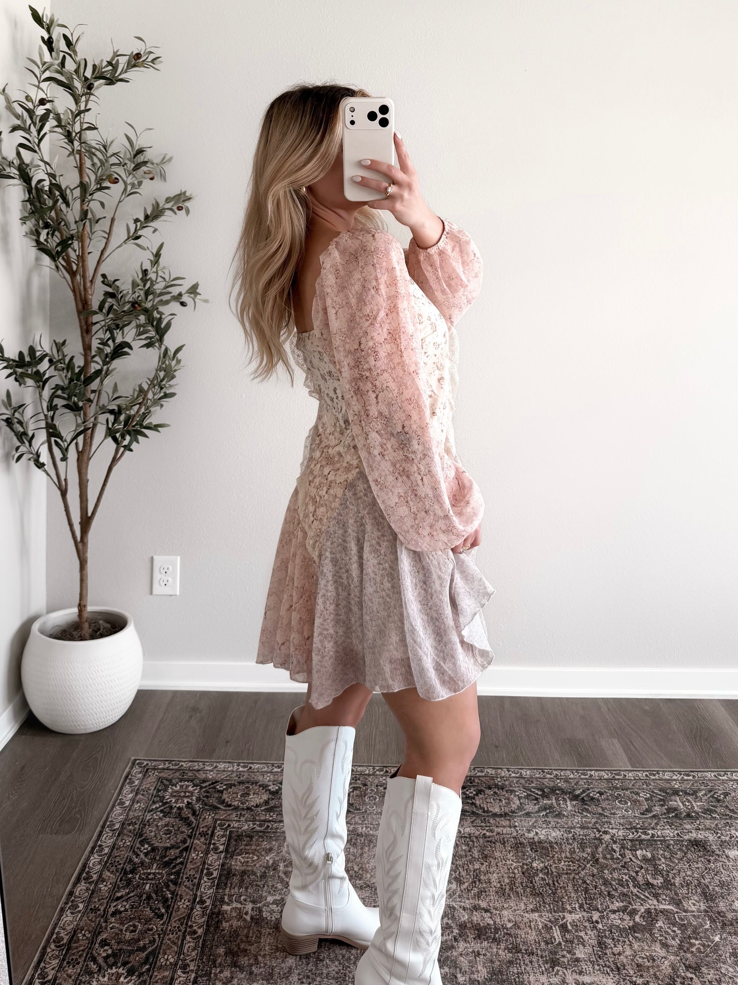Sugar Petal Floral Lace Dress