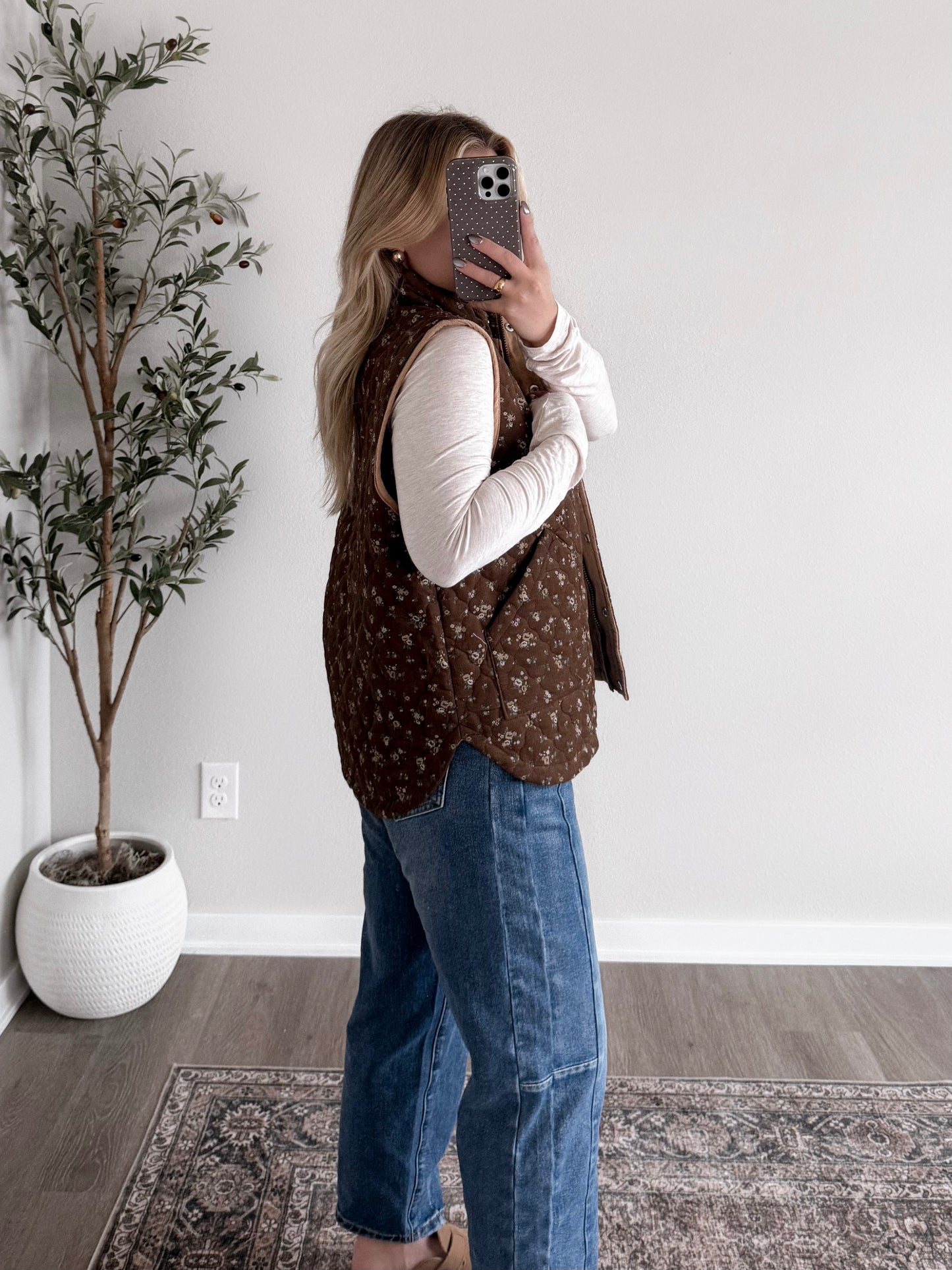 Woodland Muse Floral Vest