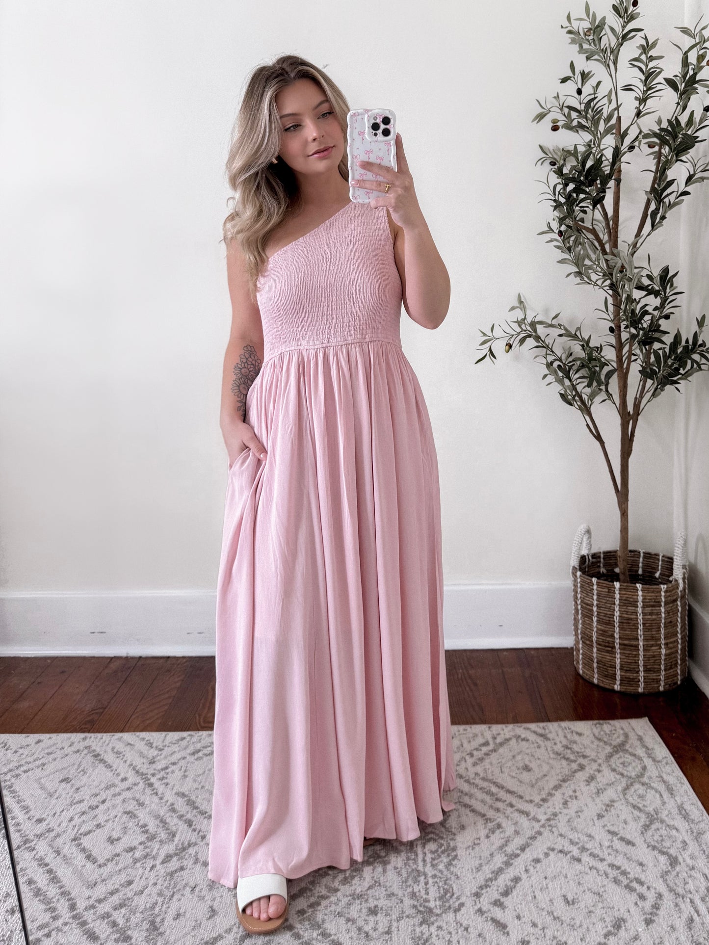 Dahlia One Shoulder Maxi Dress