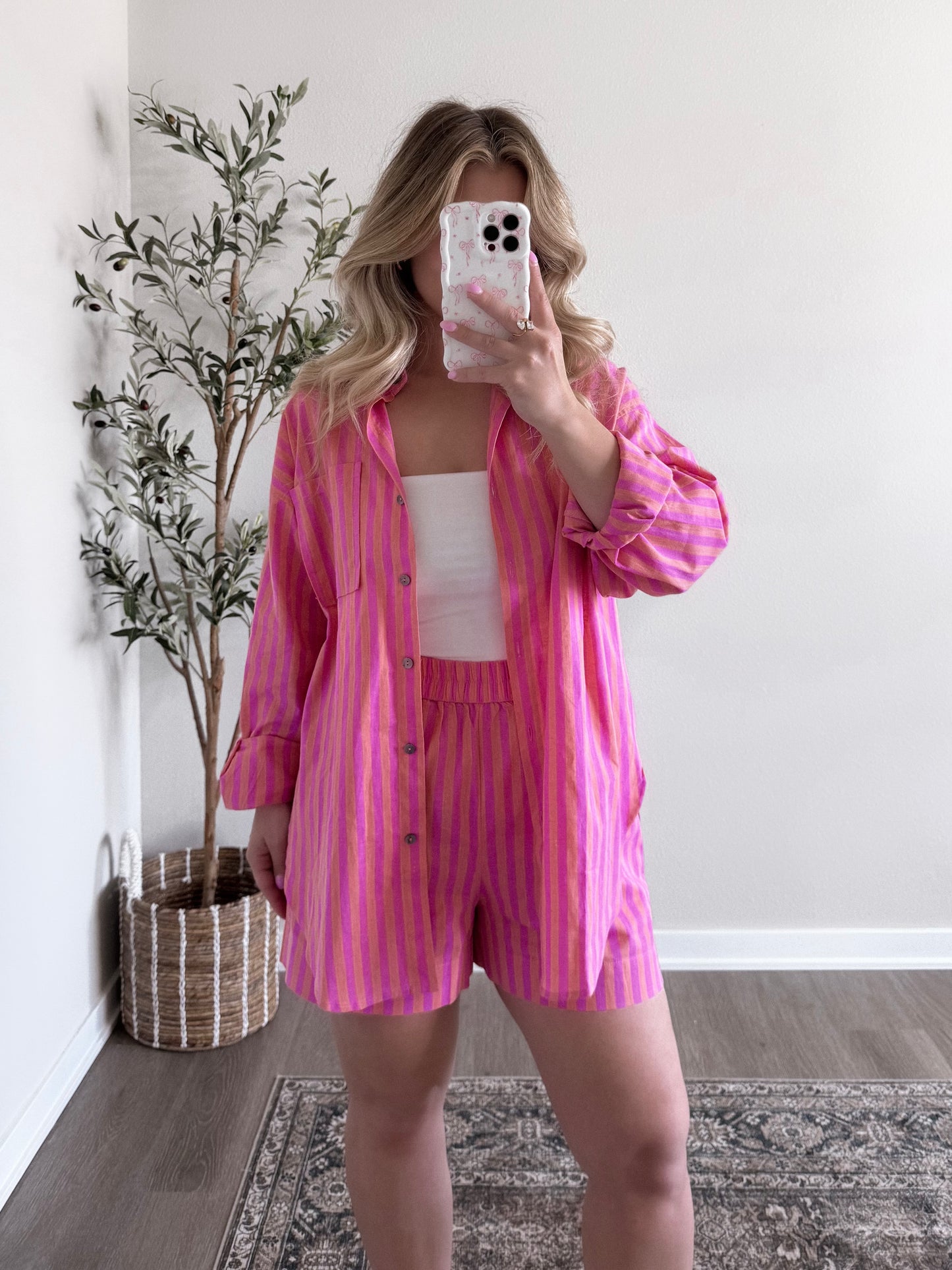 Sherbet Striped Matching Set