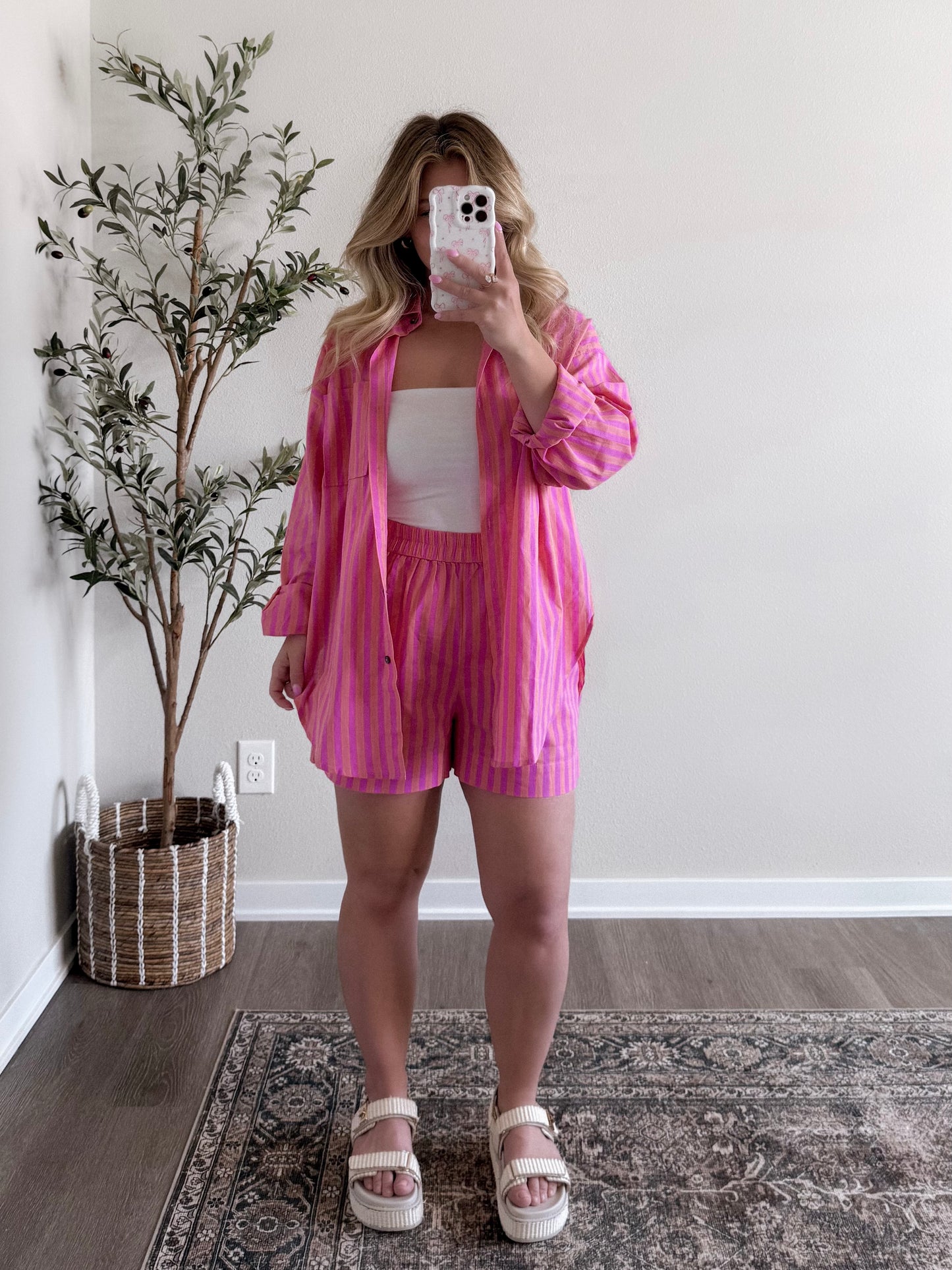 Sherbet Striped Matching Set