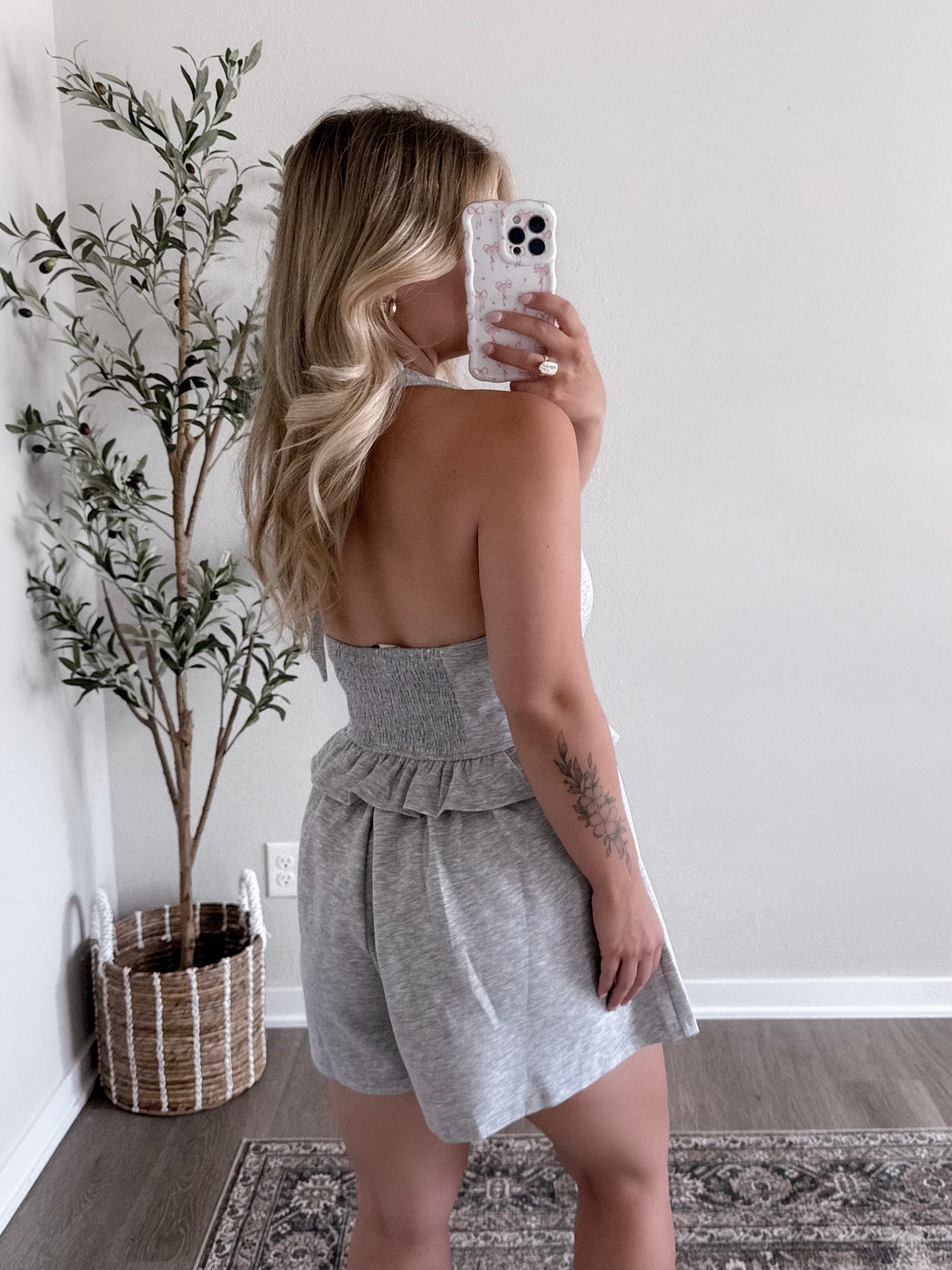 Halter Neck Athleisure Romper