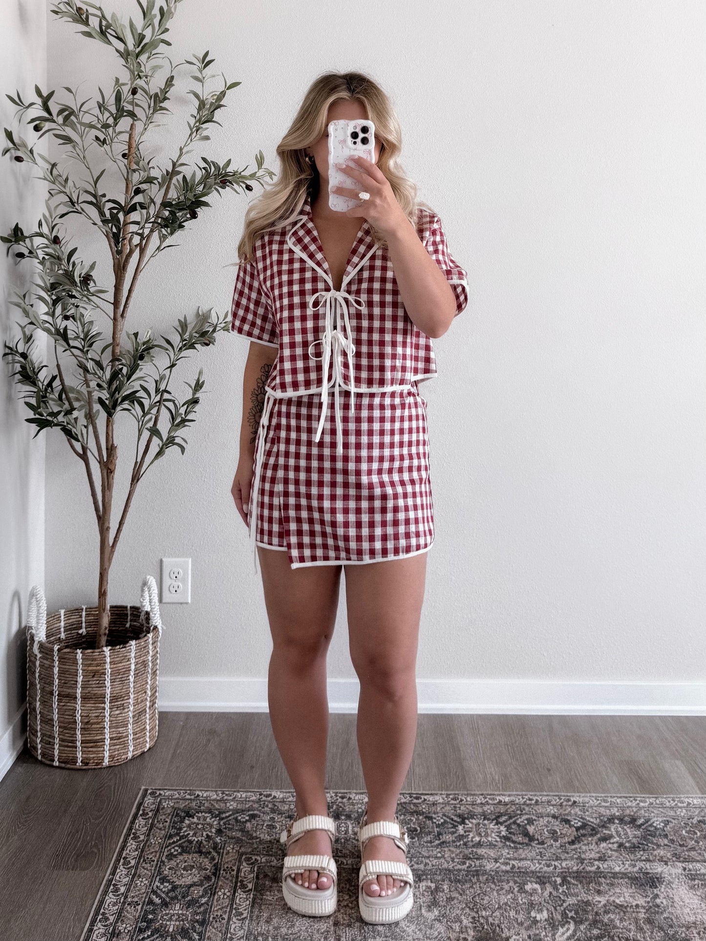 Picnic Date Gingham Set