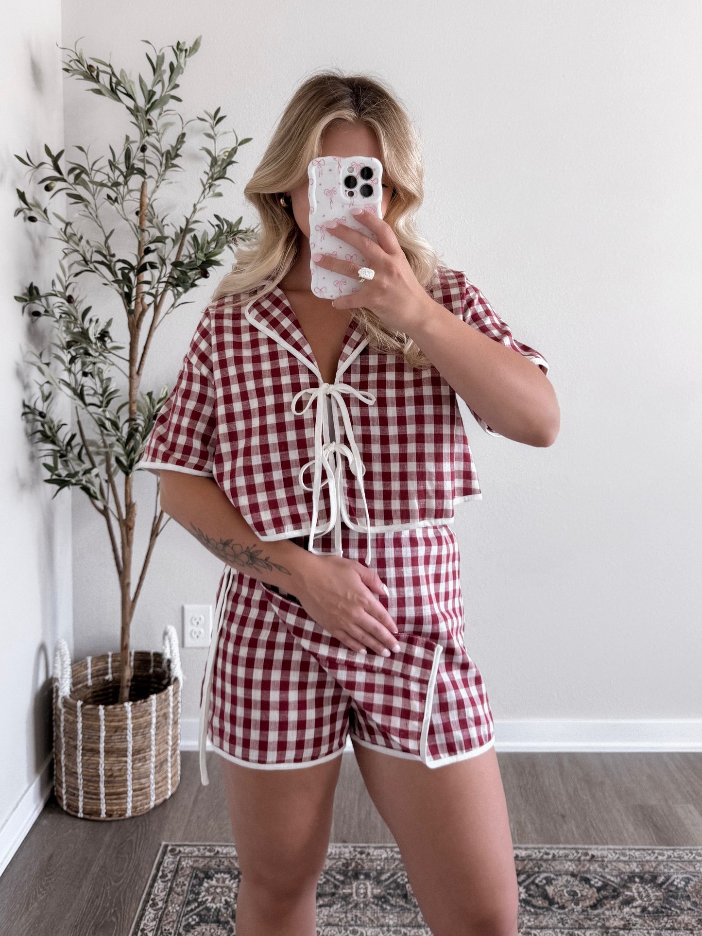 Picnic Date Gingham Set