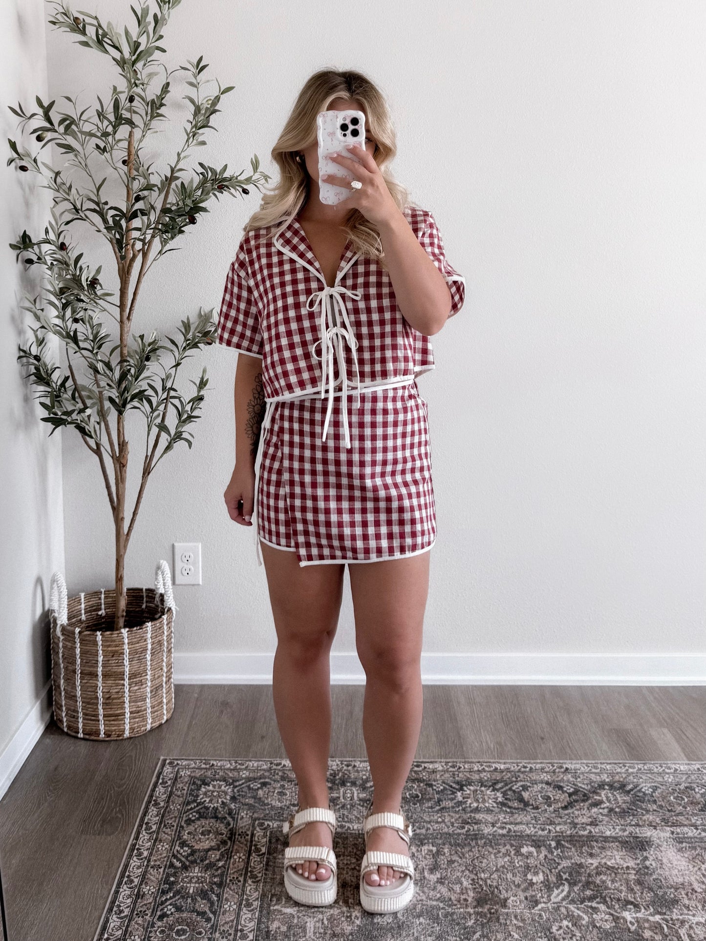 Picnic Date Gingham Set