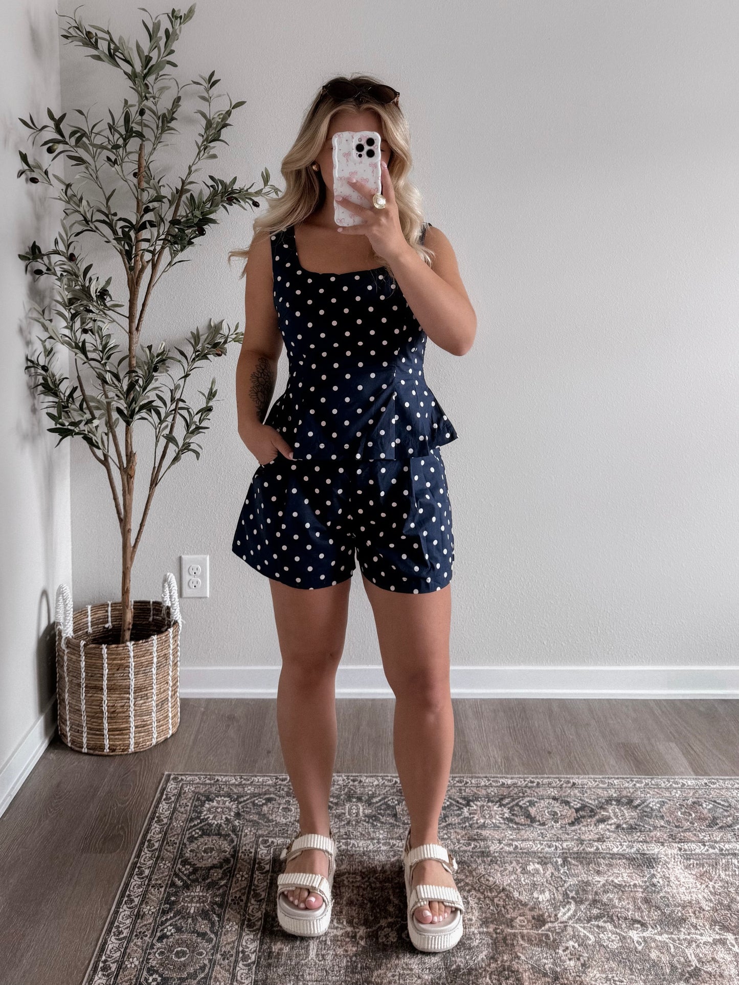 Dottie Matching Set / Navy