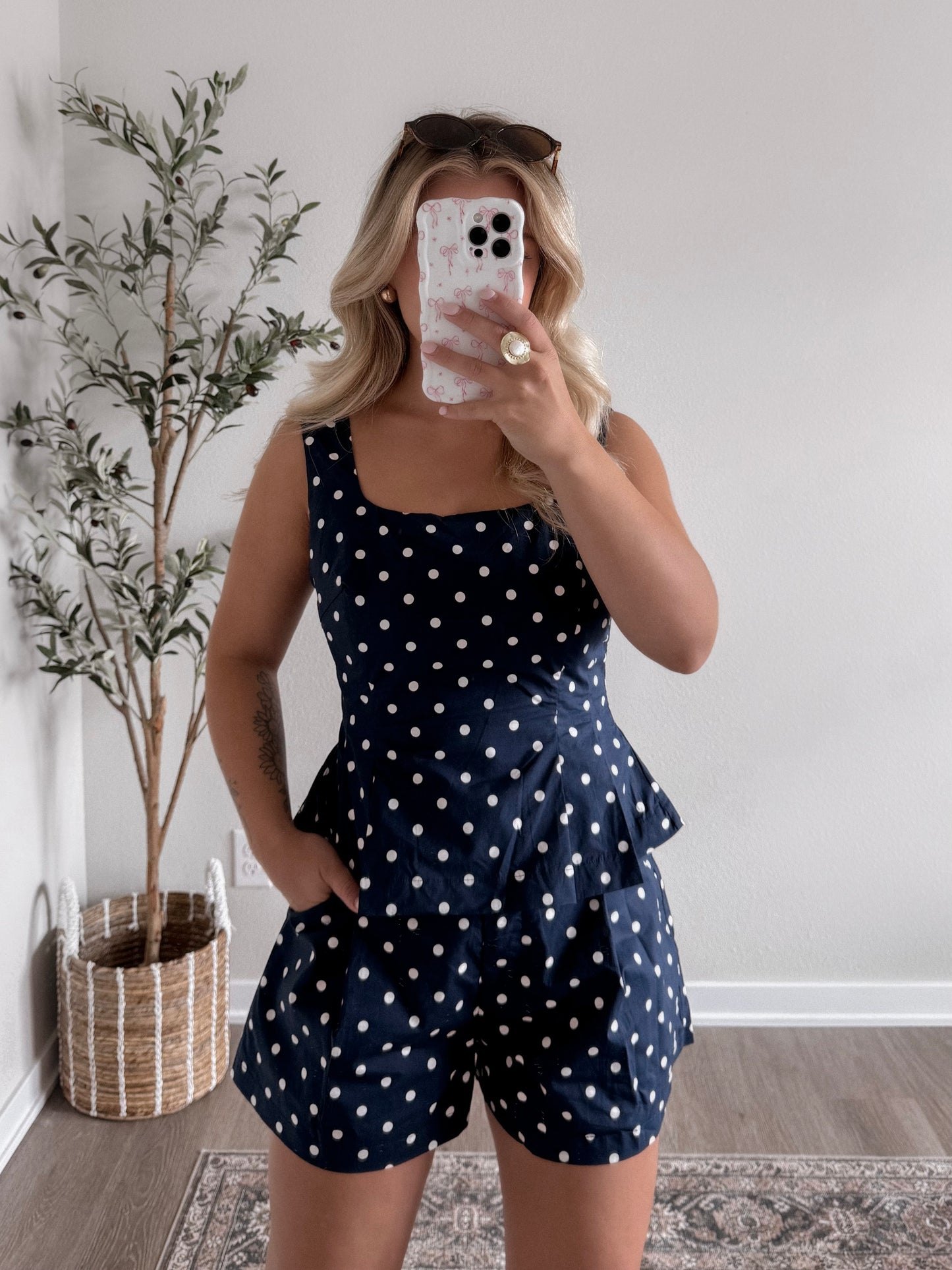 Dottie Matching Set / Navy
