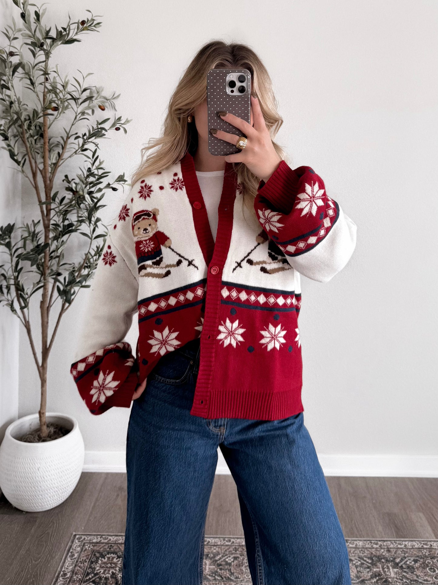 Ski Cub Holiday Knit Cardigan
