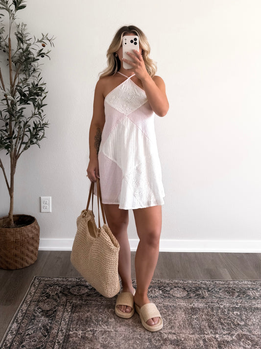 Pretty In Pink Patchwork Dress
