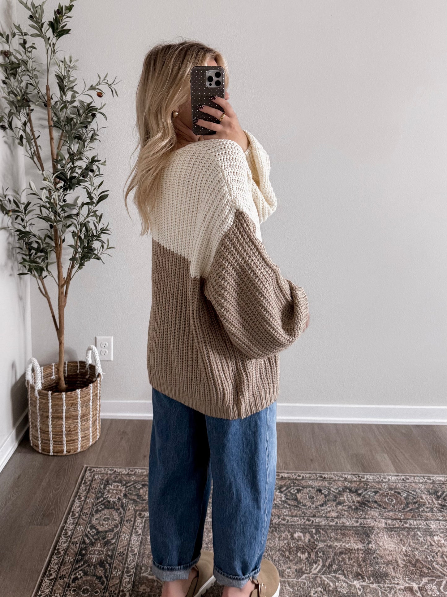 Latte Layers Colorblock Cardigan