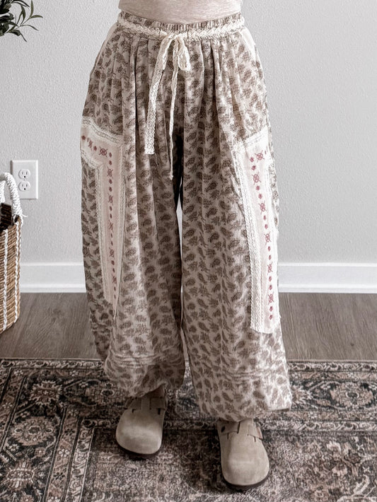 Almond Spice Boho Jogger