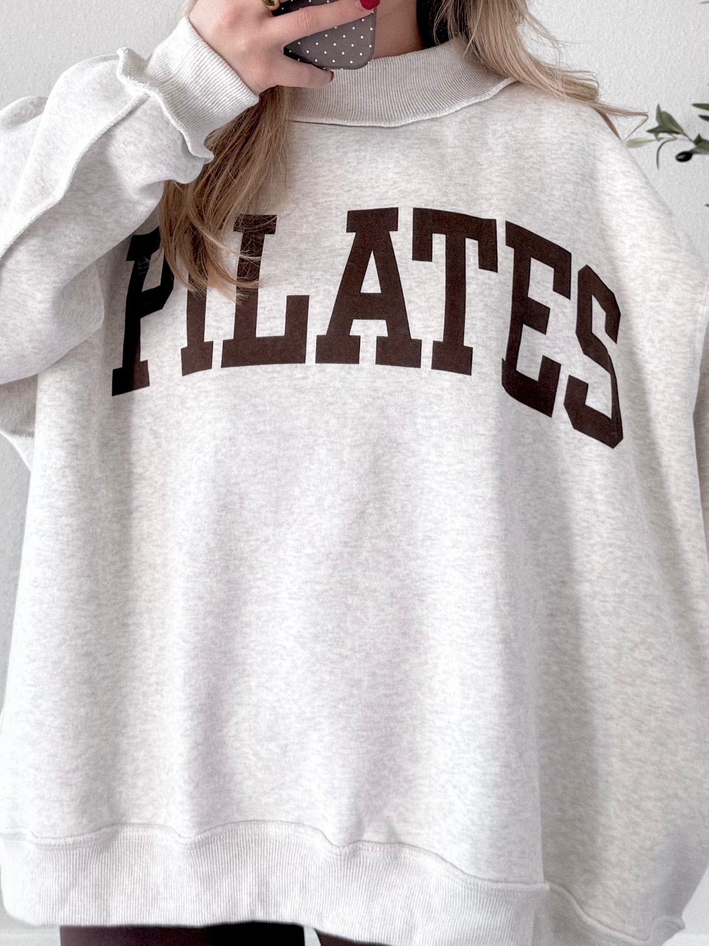 Pilates / Yoga Reversible Pullover (Brown)