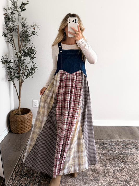 Free Fallin' Overall Maxi Dress