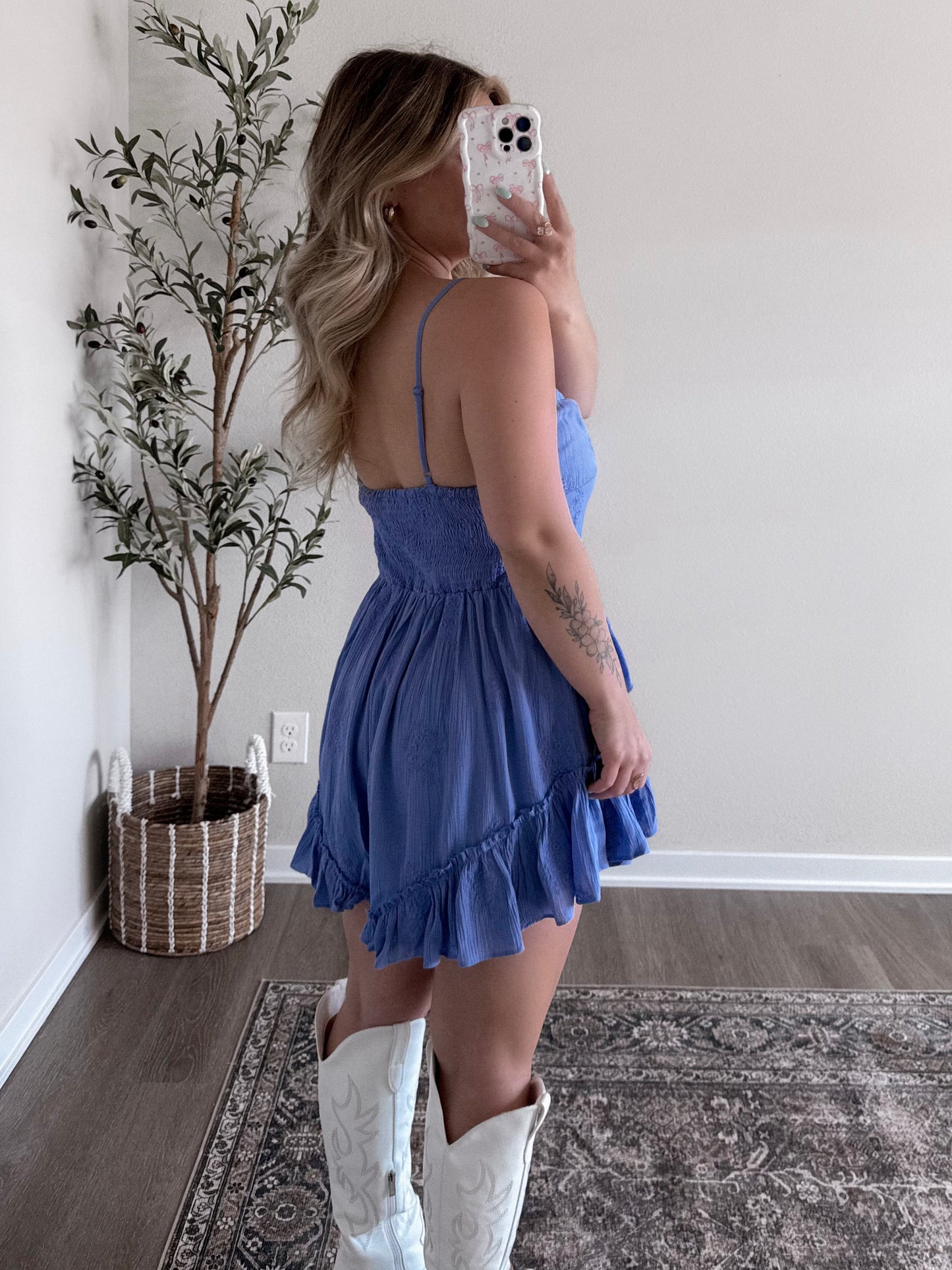 Dalilah Embroidered Woven Romper