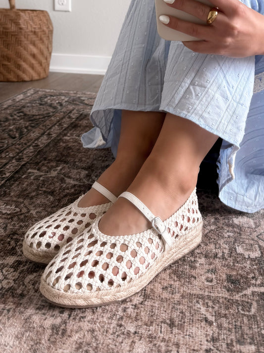 Ella Rattan Mary-Jane Flat