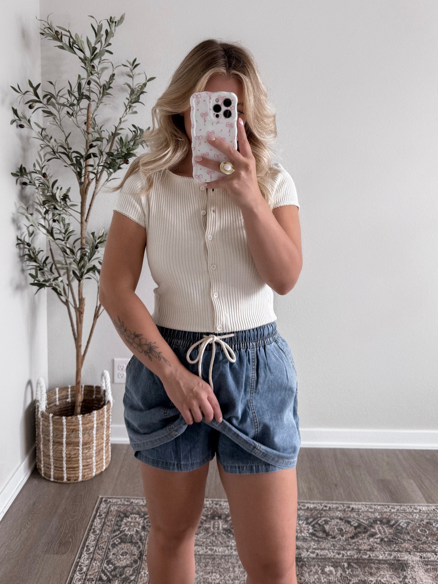 Summer Days Denim Skort