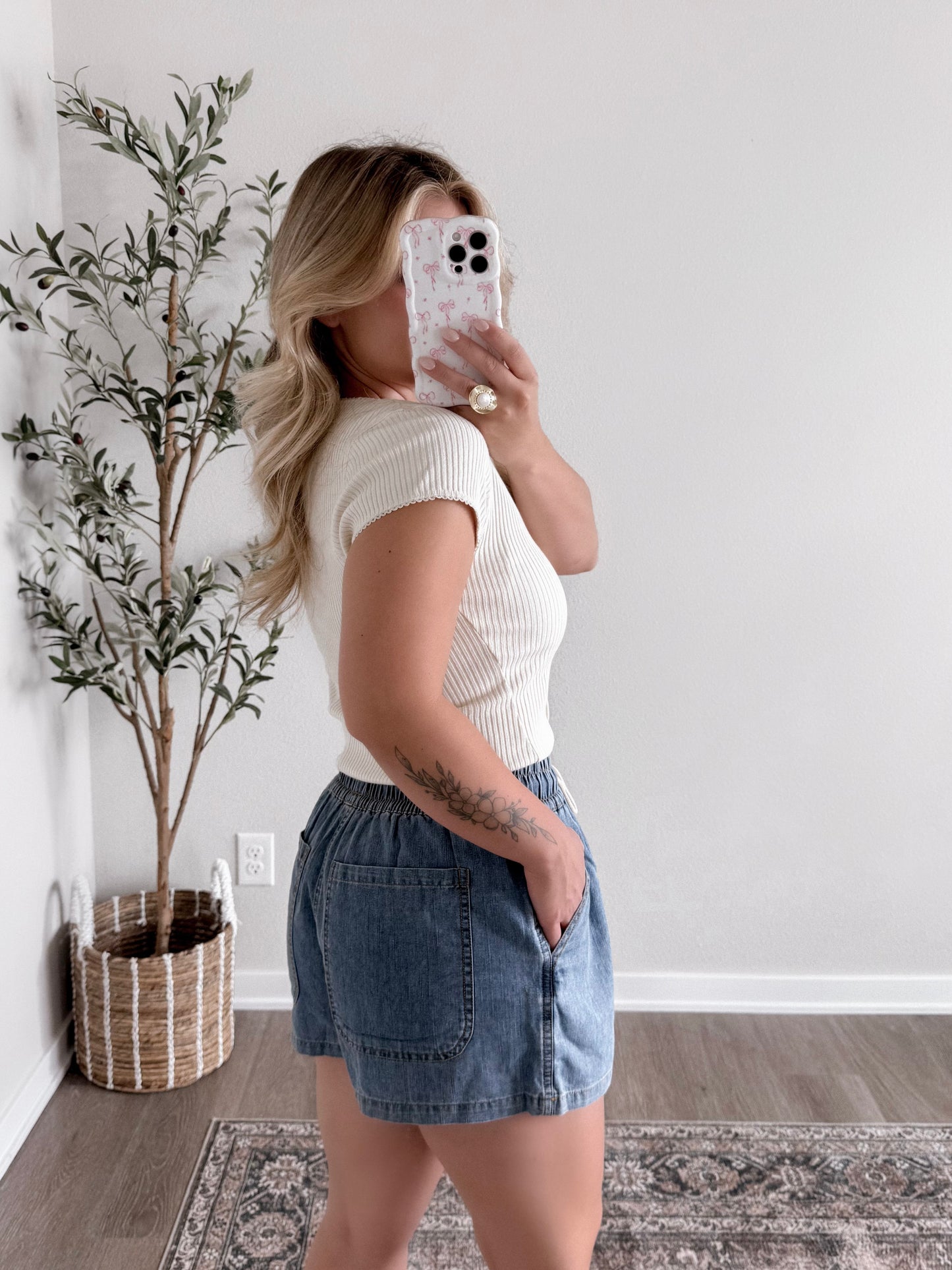 Summer Days Denim Skort