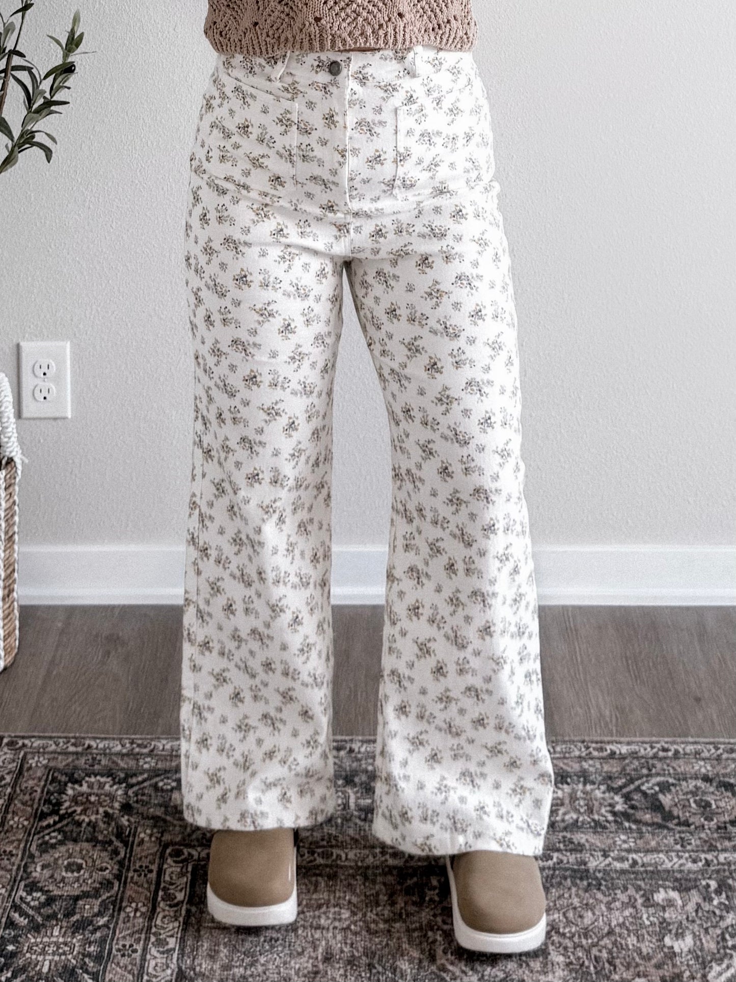 The Daisie Stretch Denim Wide Leg Jean