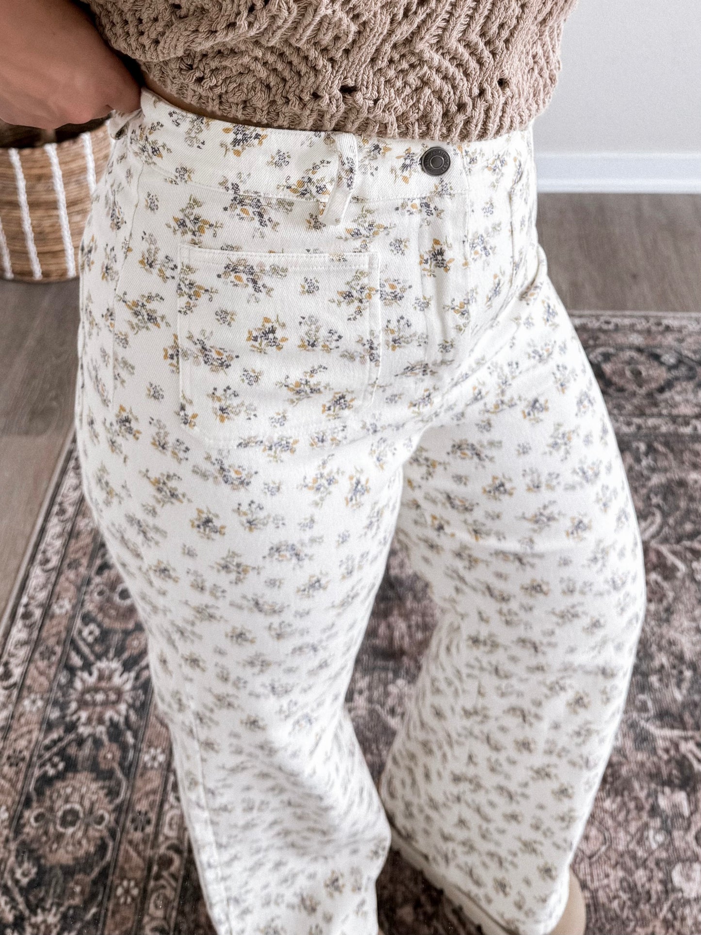 The Daisie Stretch Denim Wide Leg Jean