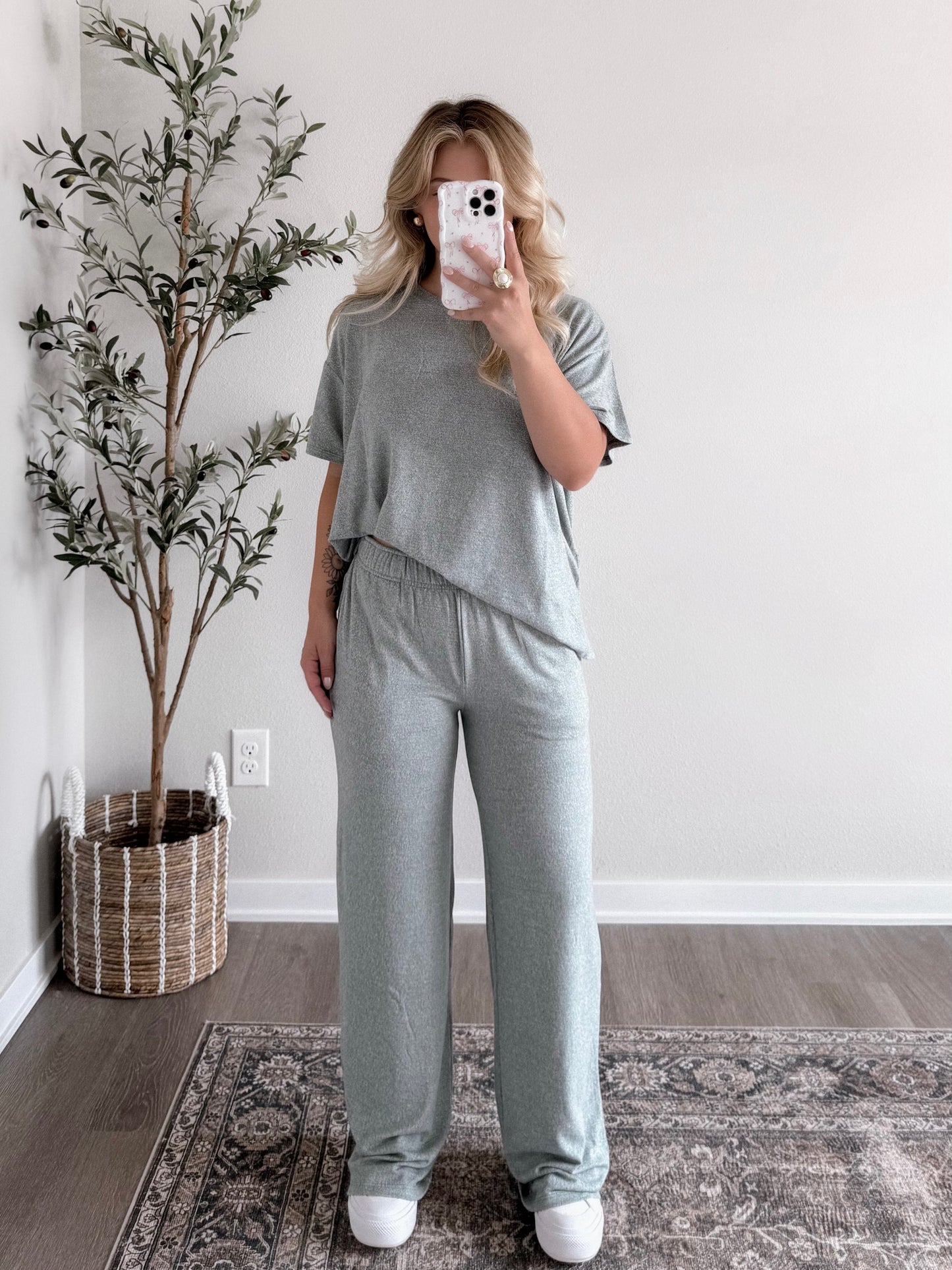 Staying Home Butter Soft Lounge Set / Teal