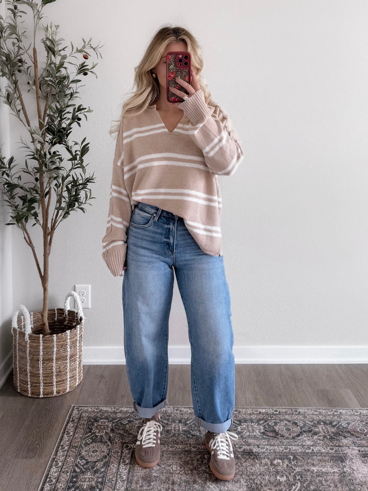 Reese High waisted Barrel Jean