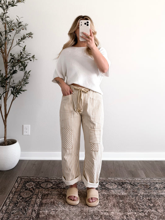 Rowan Ribbed Knit Top