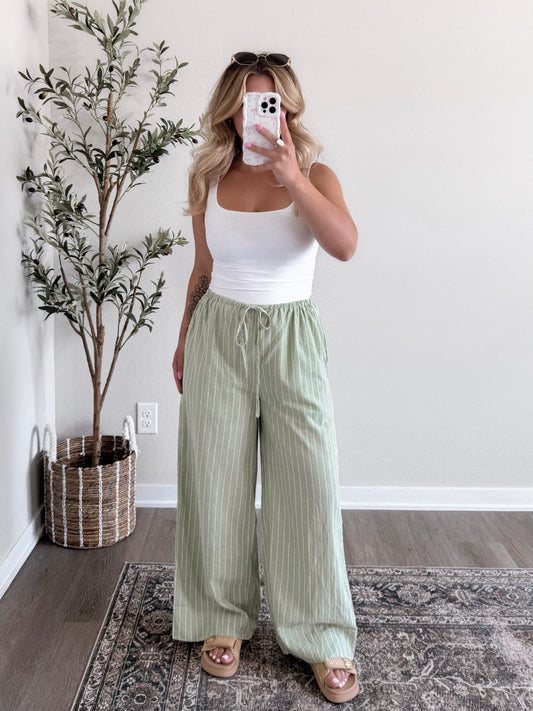 Palmer Striped Relaxed Pant Final Sale