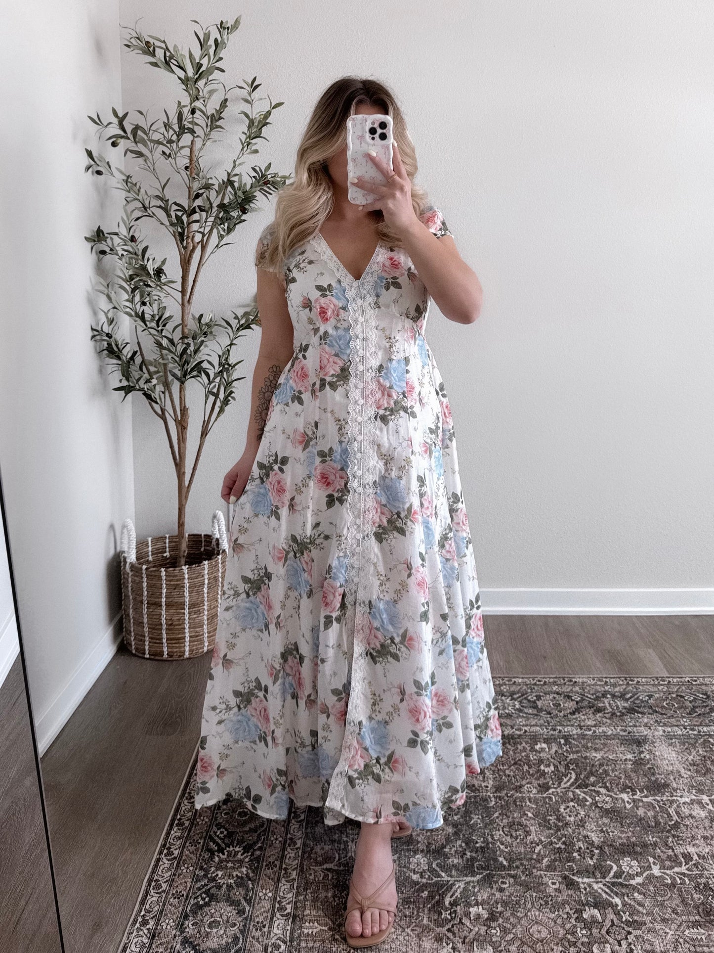 Garden Party Floral Maxi Dress