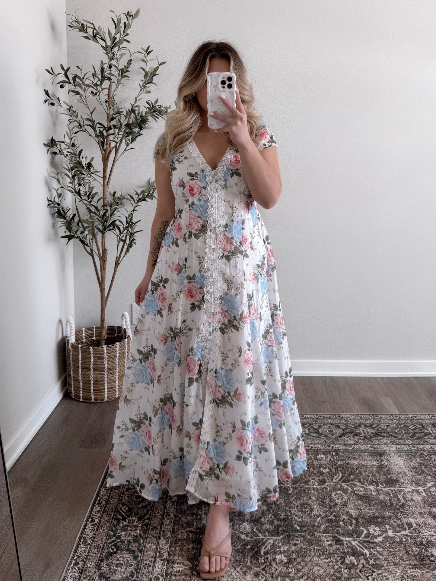 Garden Party Floral Maxi Dress