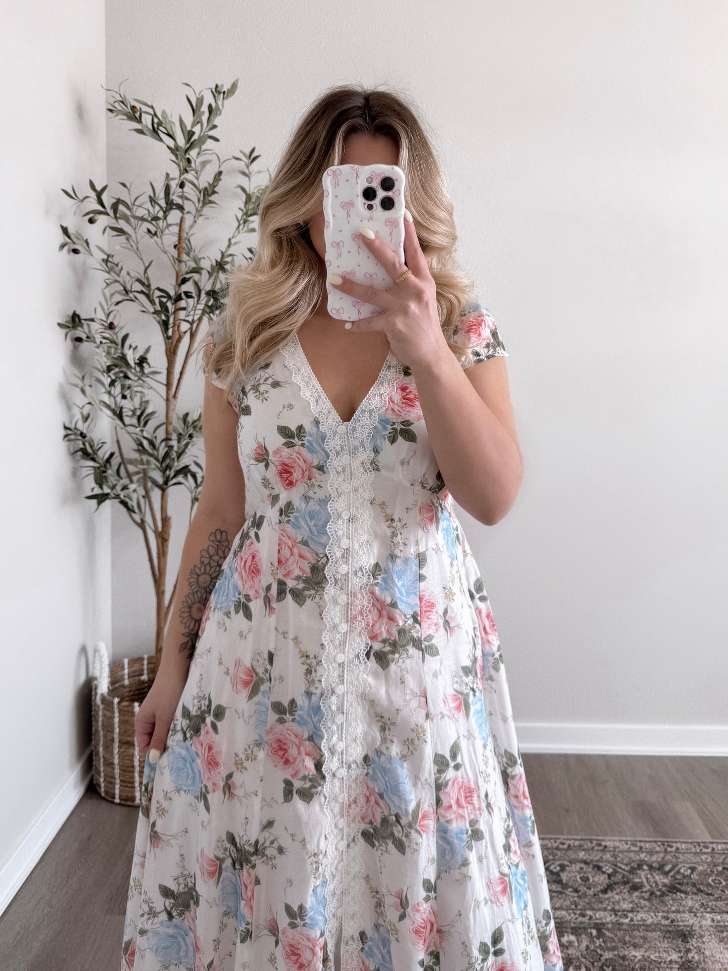 Garden Party Floral Maxi Dress
