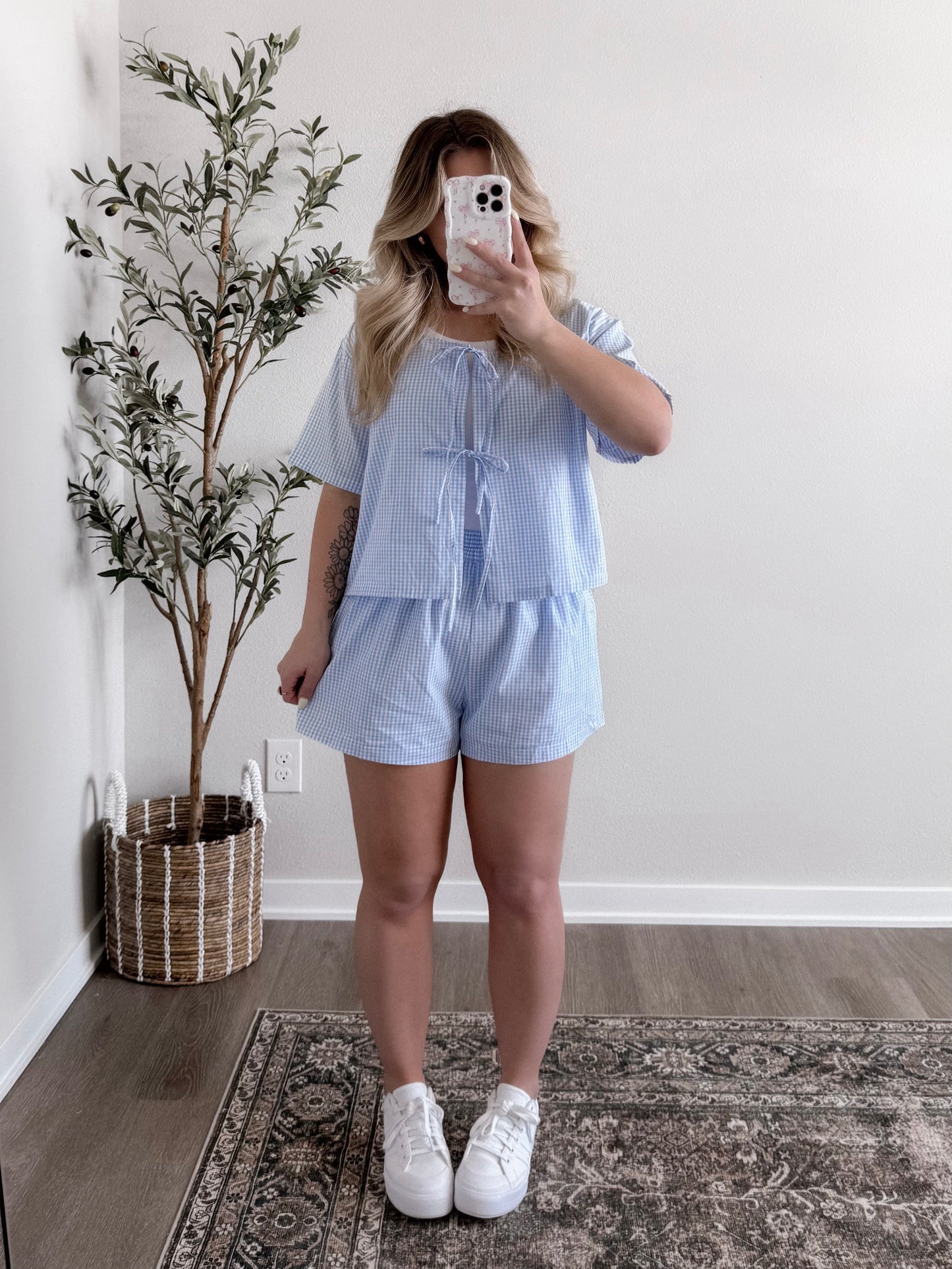 Dollie Gingham Matching set