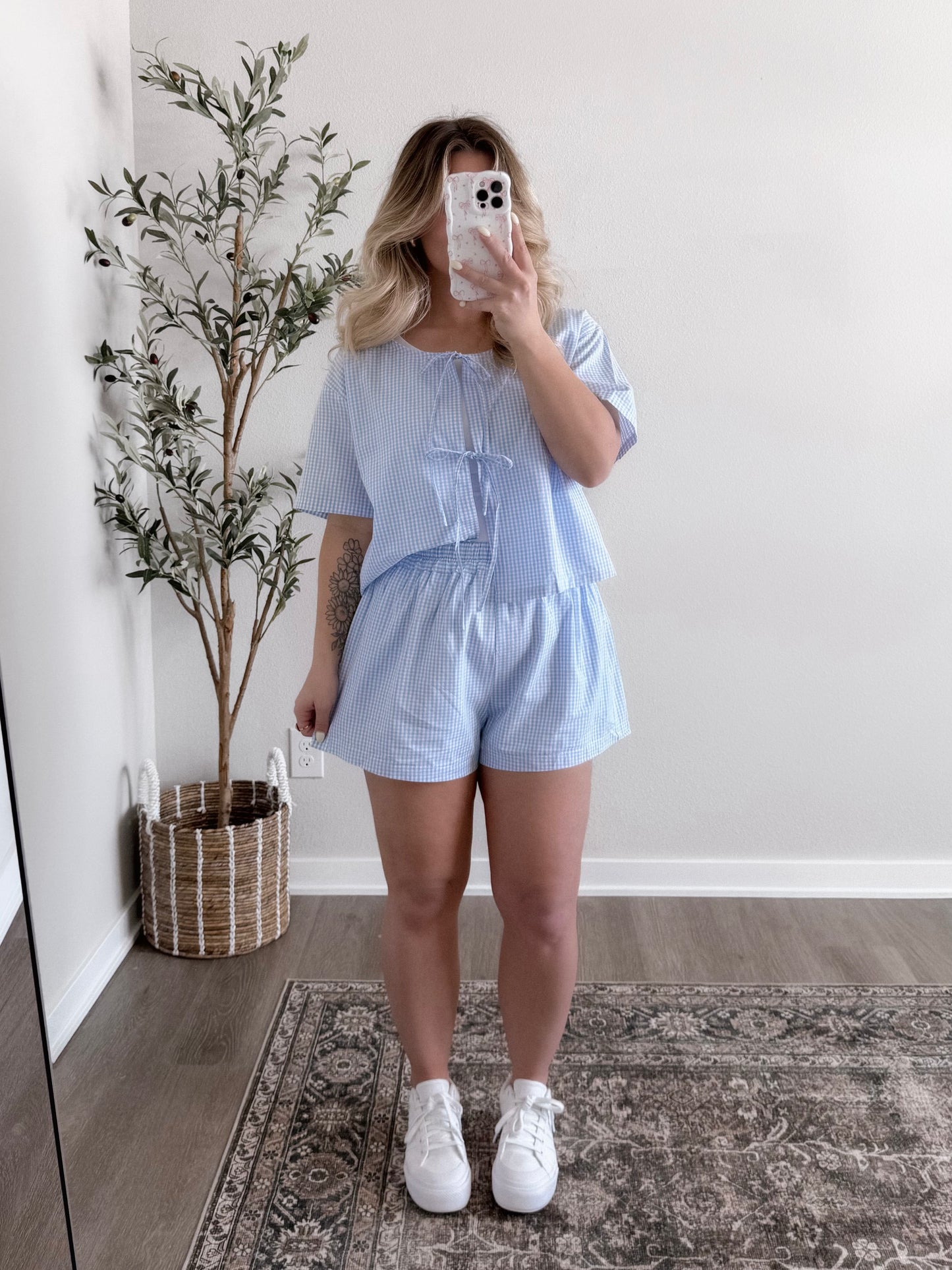 Dollie Gingham Matching set