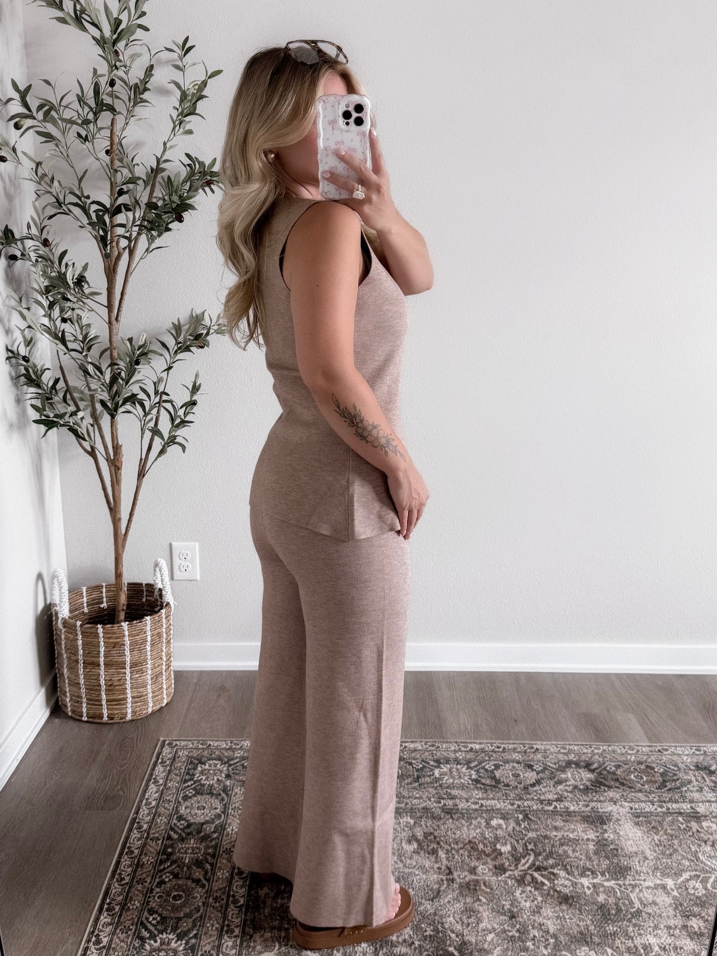 Millie Soft Knit Matching Vest Set