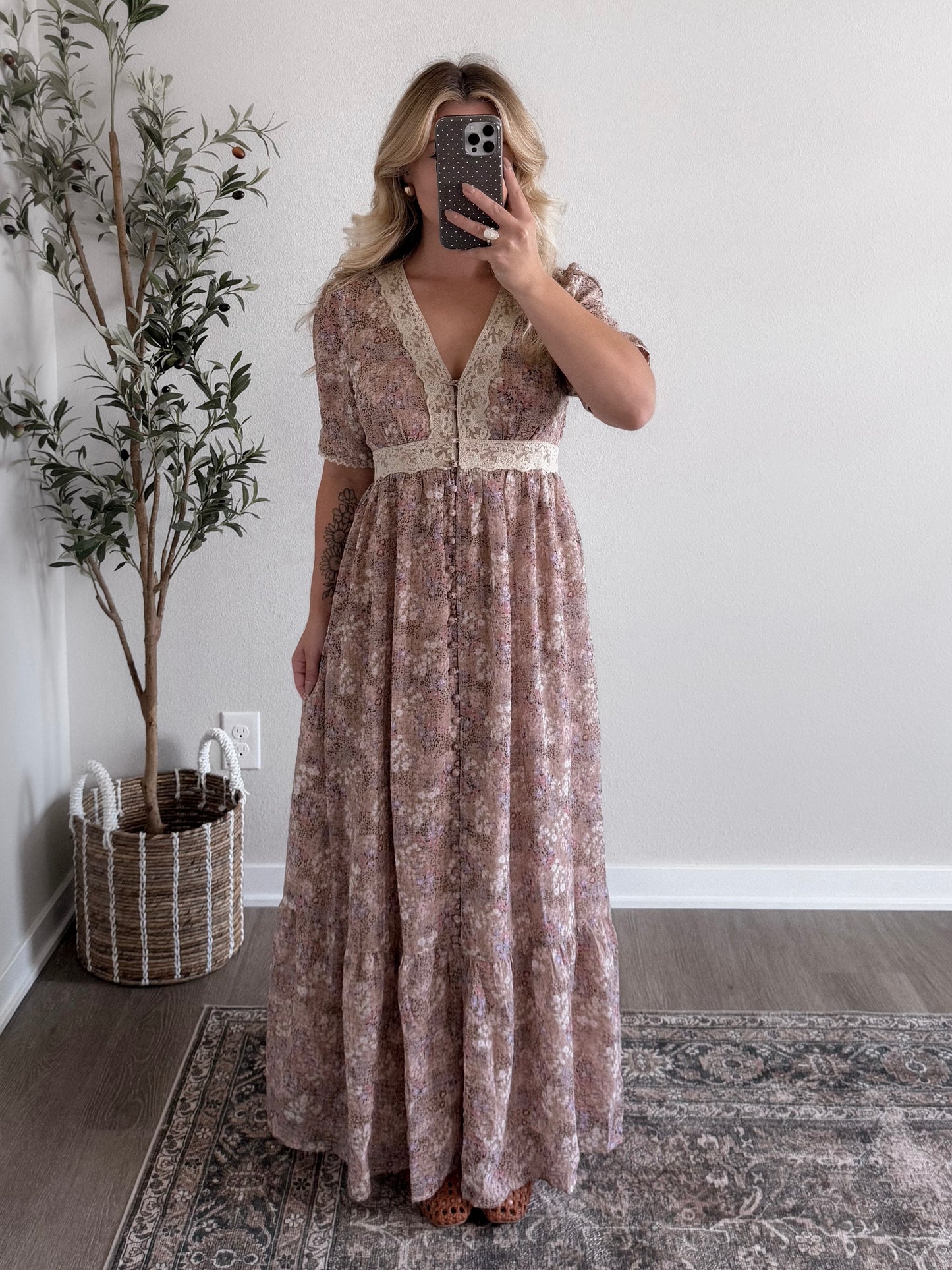 Antoinette Floral Maxi Dress