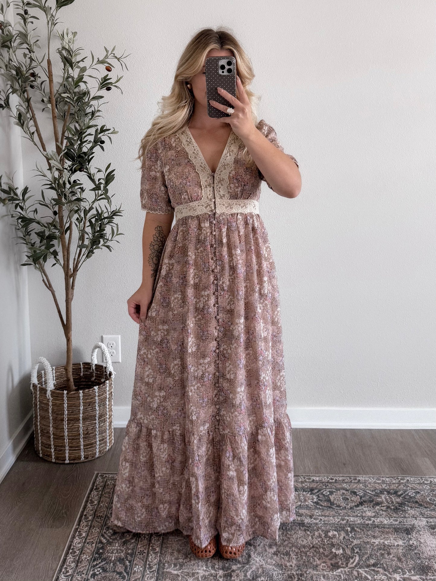 Antoinette Floral Maxi Dress