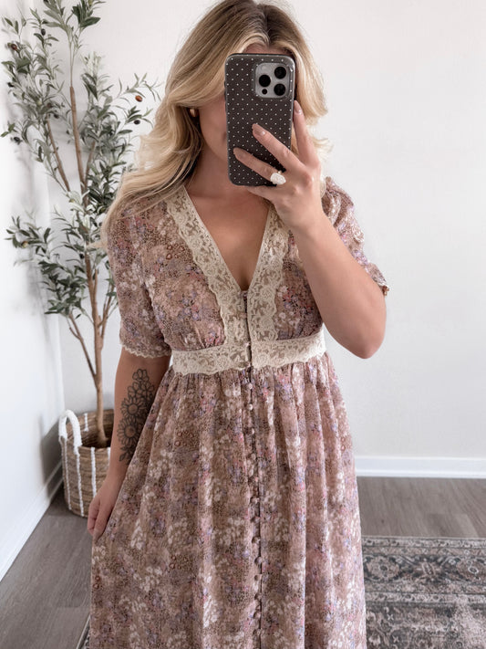 Antoinette Floral Maxi Dress