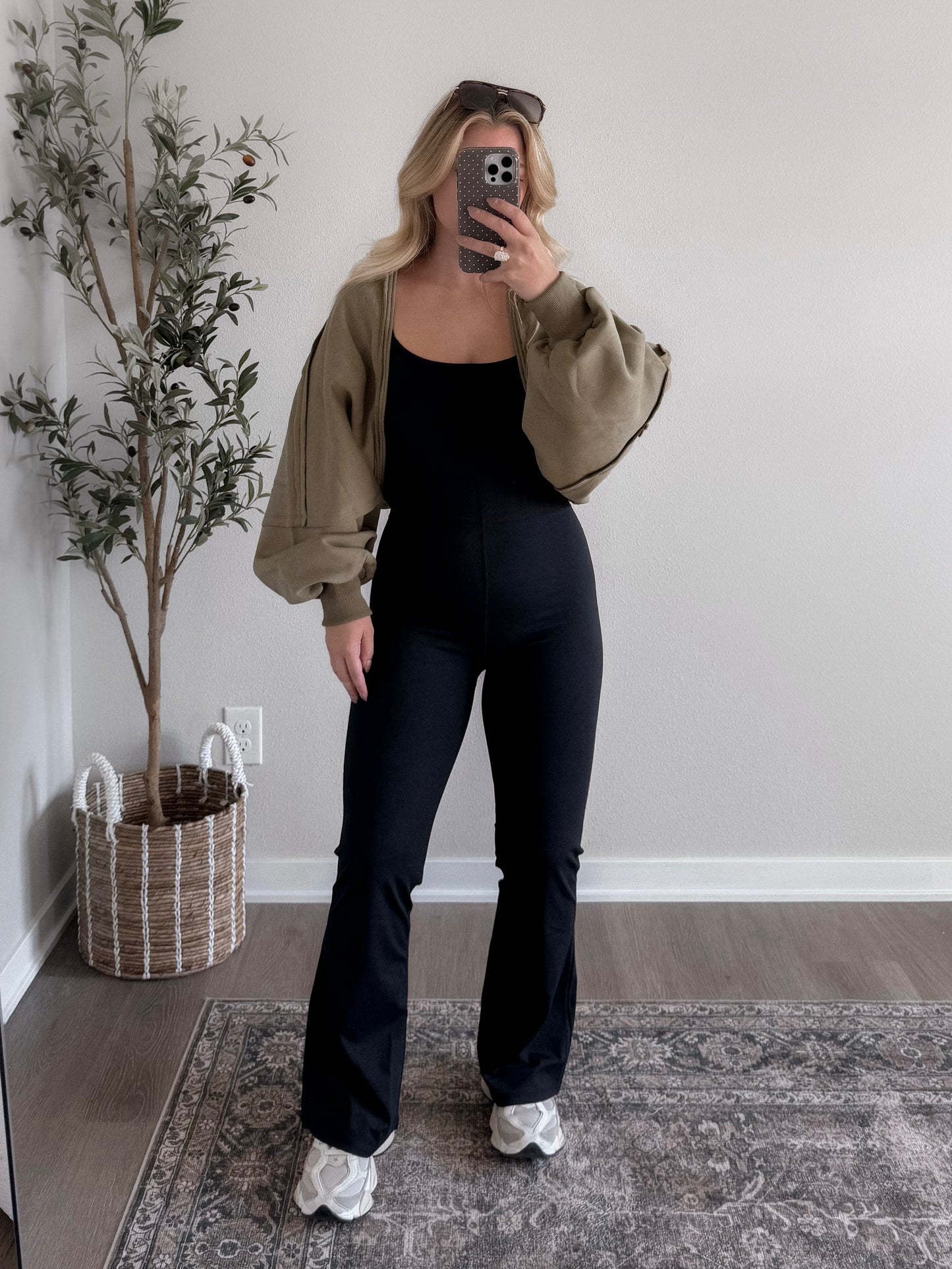 Layered Comfort Shrug / Warm Olive